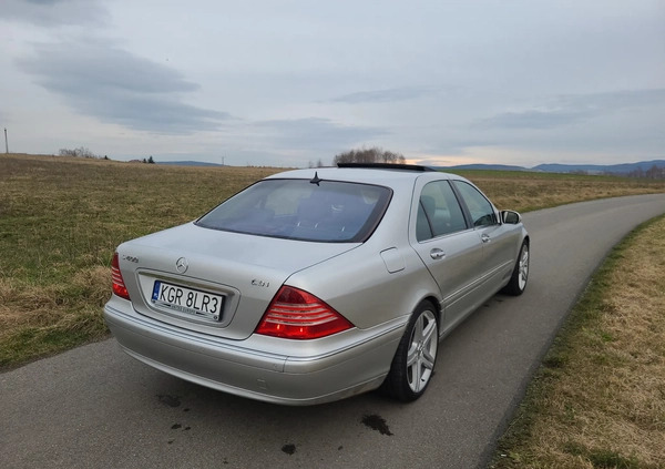 Mercedes-Benz Klasa S cena 34900 przebieg: 210000, rok produkcji 2004 z Nowa Dęba małe 466